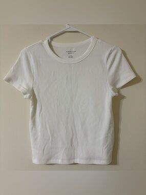 American Eagle Large Waffle Knit Baby Tee